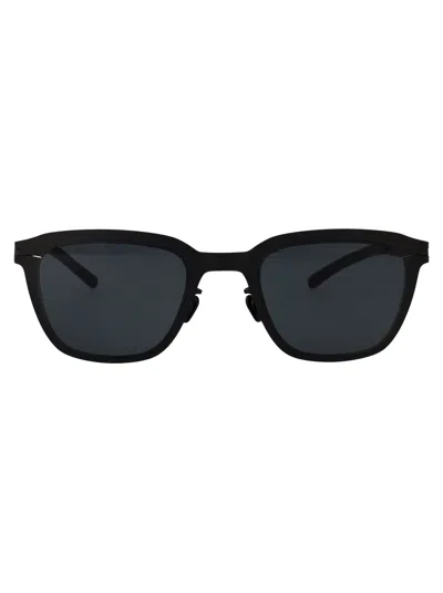 MYKITA MYKITA BLACK STEEL SUNGLASSES