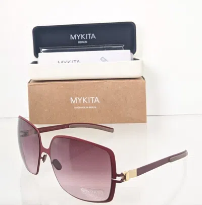 Pre-owned Mykita Brand Authentic  Sunglasses Penelope Col. F5 60mm Frame In Purple/red