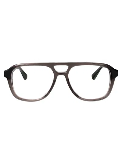 Mykita C159 Clear Ash/shiny Silver Acetate Glasses In Gray