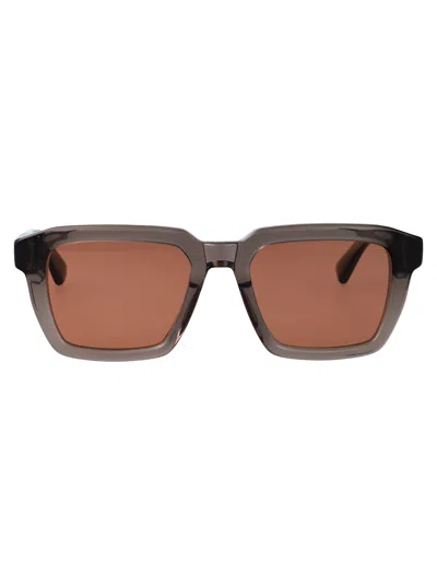 MYKITA MYKITA C159-CLEAR ASH/SHINY SILVER ACETATE SUNGLASSES