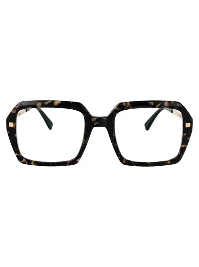 Mykita C22 Antigua/champagne Gold Clear Acetate Glasses