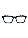 Mykita Md34-indigo Clear Steel Glasses In _indigo Clear