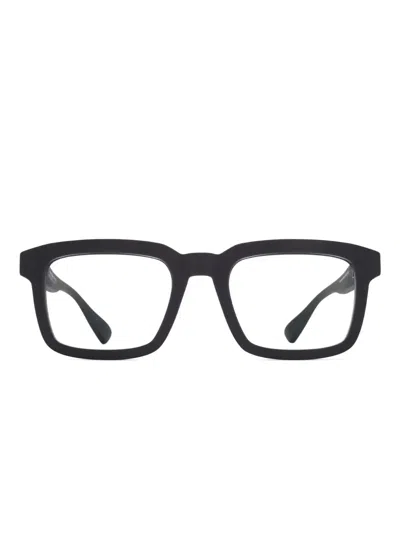 Mykita Canna Square-frame Glasses In Black