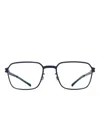 Mykita Carson Square-frame Glasses In Blue