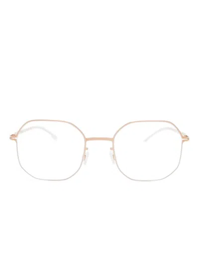 Mykita Cat Glasses In Gold