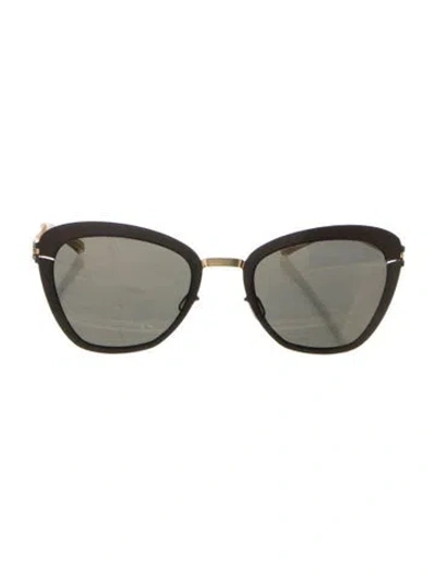 Pre-owned Mykita Cat-eye Tinted Sunglasses In Grey