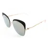 Mykita Champagne Gold Butterfly Sunglasses Anneli Cgd/dbr_cgd 56 In Black