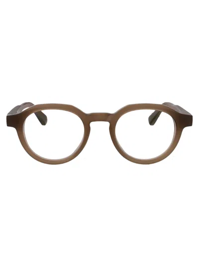 Mykita Chilled Raw Taupe/shiny S Acetate Glasses In Brown