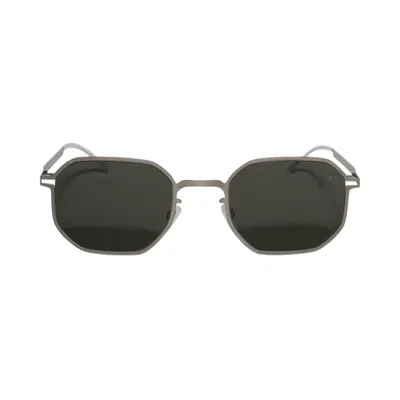 Pre-owned Mykita Co Ml15 Sunglasses 'mattesilver/leica Red Edges Grey Polarized' | Men's Size Onesize In Silver