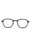 Mykita Curved-corner Square-frame Glasses In Schwarz