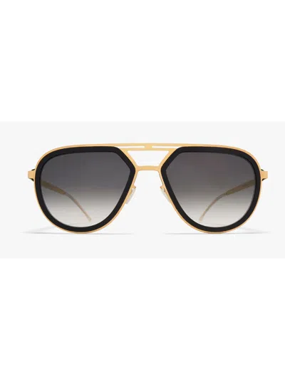 Mykita Cypress Sunglasses In _pitch Black/gloss