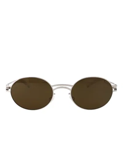 Mykita Dada Round-frame Sunglasses In Metallic