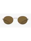 Mykita Dada051 Shiny Silver In Brown