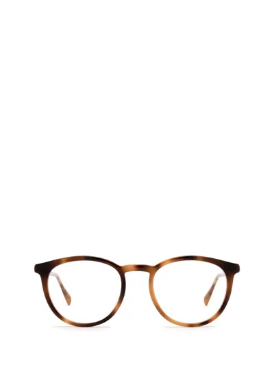 Mykita Davu Round-frame Glasses In Braun