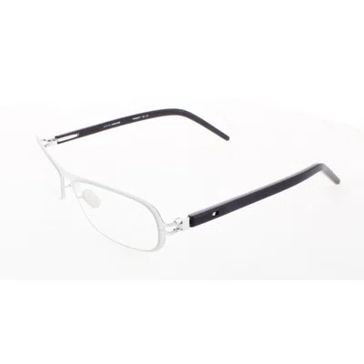 Mykita Demo Rectangular Unisex Eyeglasses Concord-hanley-edelweiss 066 53 In Black