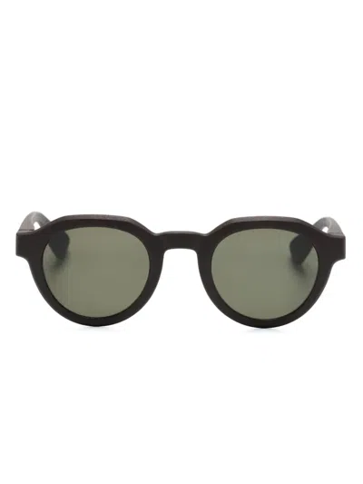 Mykita Dia Round-frame Sunglasses In Brown