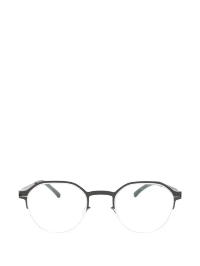 Mykita Dorian Geometric-frame Glasses In Gray
