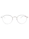 Mykita Shiny Silver Steel Glasses In Gold