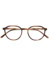 Mykita Ekon Round-frame Glasses In 褐色