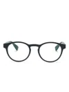 Mykita Ellum Pantos-frame Glasses In Blue