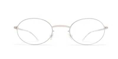 Mykita Shiny Silver Steel Glasses In Metallic