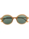 Mykita Esbo Round-frame Sunglasses In Neutrals