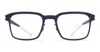 Mykita Rectangular Full-frame Flat Mirror In Blue