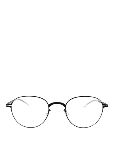Mykita Jet Black Steel Glasses