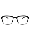 Mykita Black Clear Steel Glasses