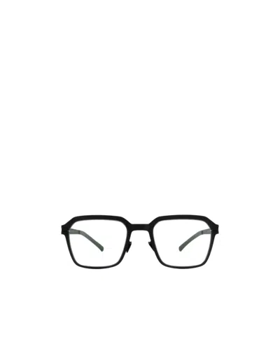 Mykita Garland Square-frame Glasses In Black