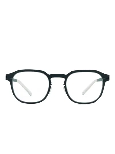 Mykita Geometric-frame Glasses In Blue