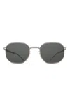 Mykita Geometric-frame Sunglasses In Silver