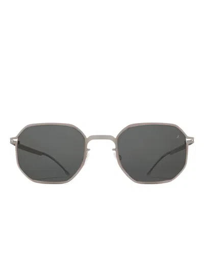 Mykita Geometric-frame Sunglasses In Silver