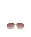 Mykita Geometric Sunglasses In Gold