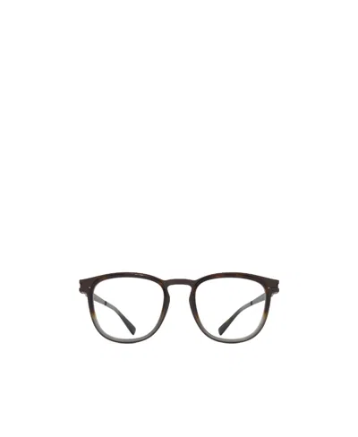 Mykita Geometrically Framed Flat Mirror In Brown