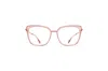 Mykita Geometrically Framed Flat Mirror In Pink
