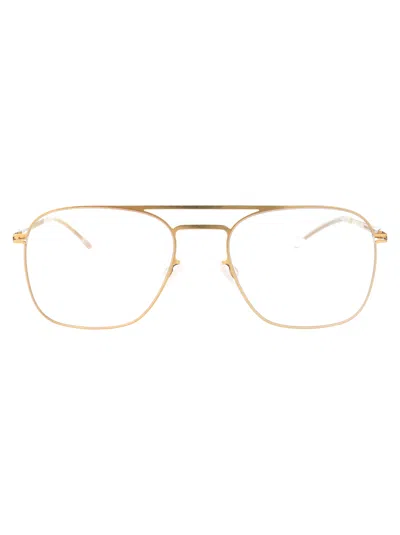 Mykita Glossy Gold Steel Glasses