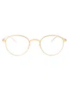 Mykita Champagne Gold Steel Glasses In Gold
