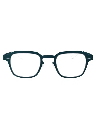 Mykita Green Acetate Glasses In White
