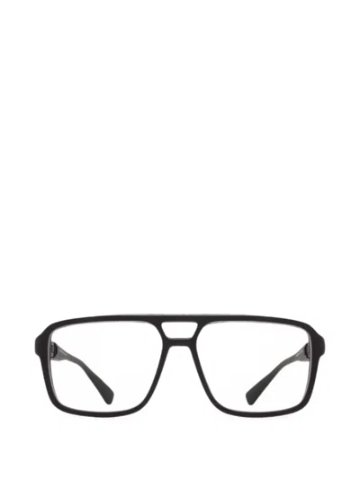 Mykita Hopper Square-frame Glasses In Black