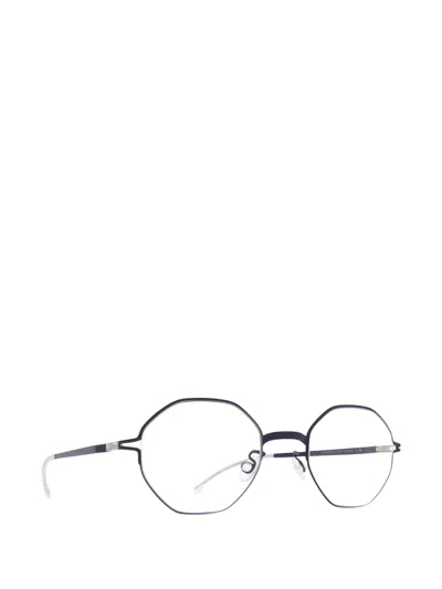 Mykita Howlin Geometric-frame Glasses In Blue