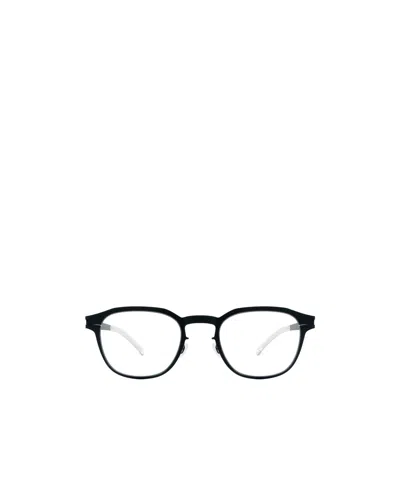 Mykita Idris Square-frame Glasses In Black
