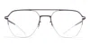 Mykita Imba - Silver / Deep Blue Rx Glasses In Black