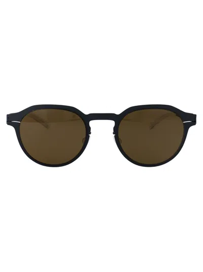 Mykita Indigo Steel Sunglasses In Brown