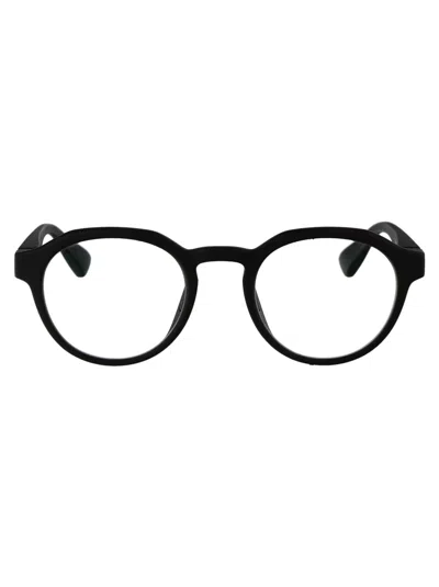 Mykita Jara Glasses In 354 Md1-pitch Black Clear