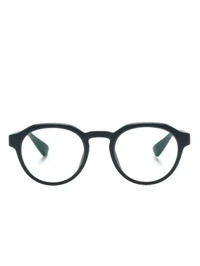 Mykita Bellis Wayfarer-frame Glasses In 蓝色