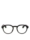 Mykita 346 Indigo Clear Acetate Glasses In Black