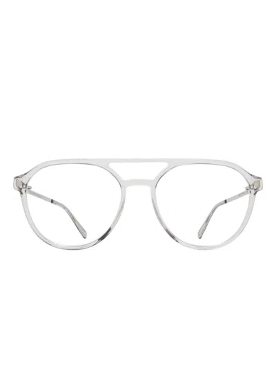Mykita Jasmi Pilot Glasses In Gray