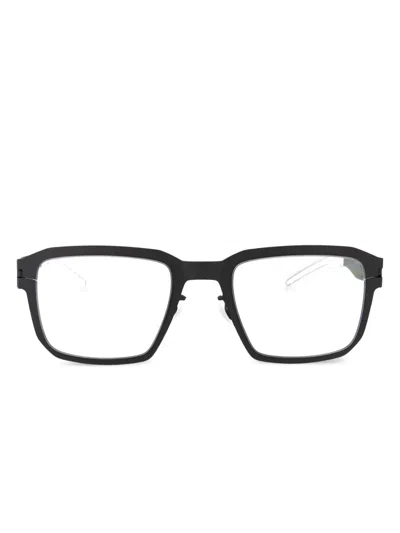 Mykita Storm Grey Metal Optical Glasses In Black