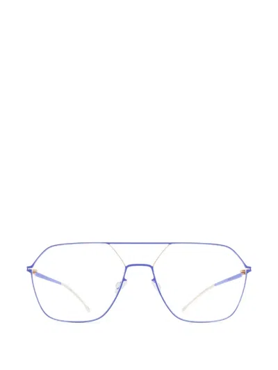 Mykita Jelva Geometric-frame Glasses In Purple